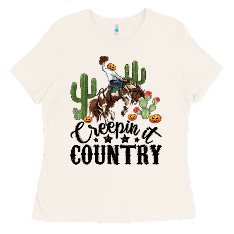 Creepin It Country Rodeo Ladies Tee by MaliasSmallBusiness | Teevron