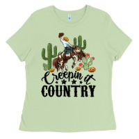 Matcha creepin it country rodeo Ladies Tee - MaliasSmallBusiness