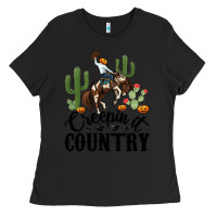 Black creepin it country rodeo Ladies Tee - MaliasSmallBusiness