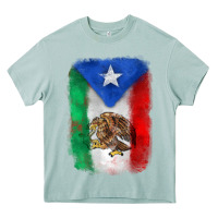 Arona mexico and puerto rico flag Heavy Core Tee - Zillion Design Studio