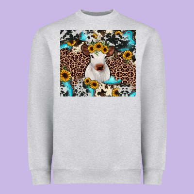 Western Calf Heavyweight Sweatshirt Designed By Jahusdesignshop