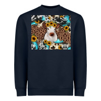 Navy western calf Heavyweight Sweatshirt - JahusDesignShop