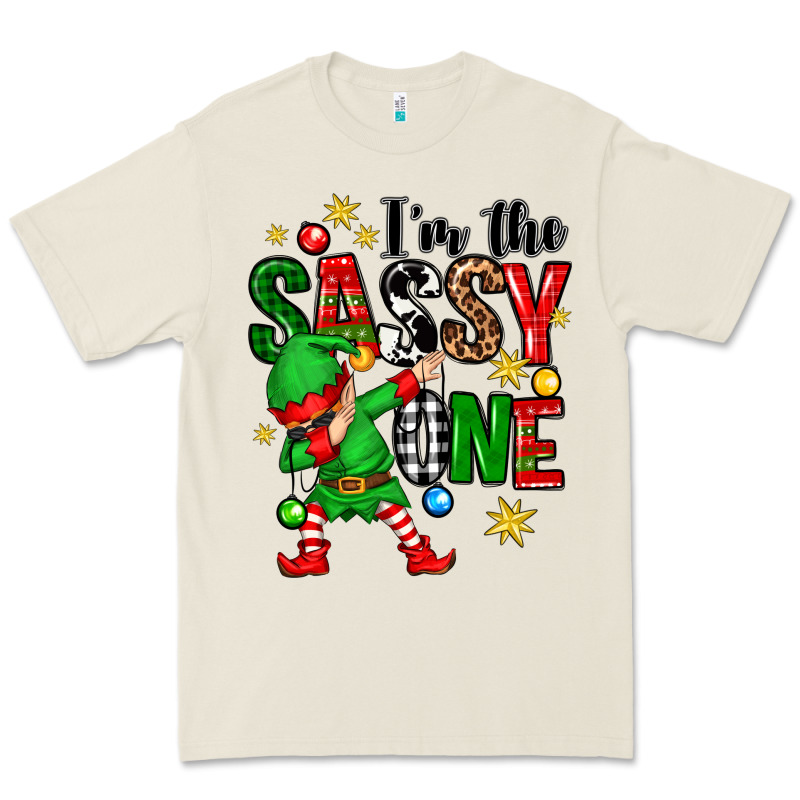 Im The Sassy One Elf Premium Tee by Zillion Design Studio | Teevron