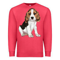 Cardinal beagle puppy Premium Sweatshirt - LillyAllenDesigns