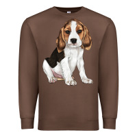Chestnut beagle puppy Premium Sweatshirt - LillyAllenDesigns
