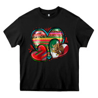 Black mexican hearts Heavy Core Tee - Zillion Design Studio