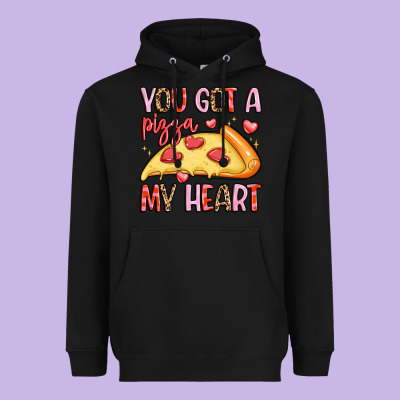 You Got A Pizza My Heart Heavyweight Hoodie Designed By Lillyallendesigns
