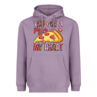 Lavender you got a pizza my heart Heavyweight Hoodie - LillyAllenDesigns