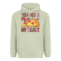 Matcha you got a pizza my heart Heavyweight Hoodie - LillyAllenDesigns