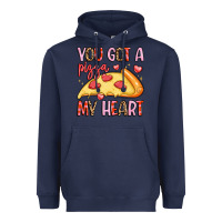 Navy you got a pizza my heart Heavyweight Hoodie - LillyAllenDesigns