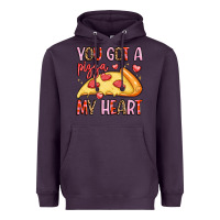 Plum you got a pizza my heart Heavyweight Hoodie - LillyAllenDesigns