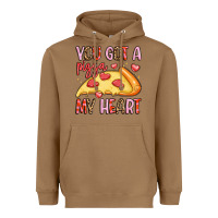 Toasted Coconut you got a pizza my heart Heavyweight Hoodie - LillyAllenDesigns