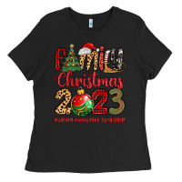 Black family christmas 2023 making memories together Ladies Tee - MaliasSmallBusiness