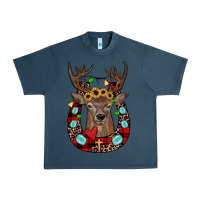 Midnight Navy christmas horseshoe Urban Heavy Tee - JahusDesignShop