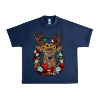 Navy christmas horseshoe Urban Heavy Tee - JahusDesignShop