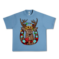 Pebble Blue christmas horseshoe Urban Heavy Tee - JahusDesignShop