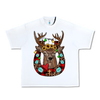 White christmas horseshoe Urban Heavy Tee - JahusDesignShop