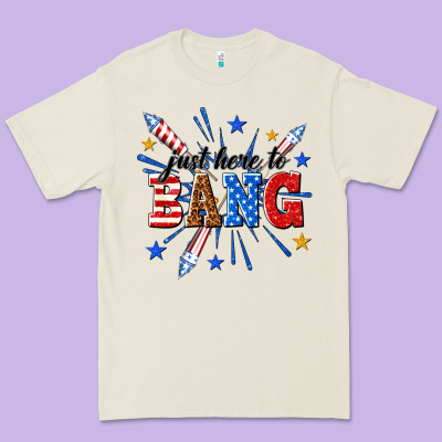 Premium Tee just here to bang