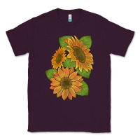 Plum sunflowers Classic Tee - Artiststas