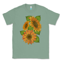 Sage sunflowers Classic Tee - Artiststas
