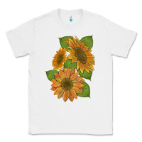 White sunflowers Classic Tee - Artiststas