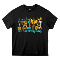 Black if one has faith one has everything Heavy Core Tee - texasbilliewilder