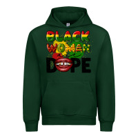Forest Green black woman are dope Urban Hoodie - CowGirlArtShop