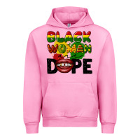 Fuchsia Pink black woman are dope Urban Hoodie - CowGirlArtShop