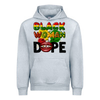 Heather Grey black woman are dope Urban Hoodie - CowGirlArtShop