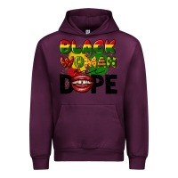 Mauve Wine black woman are dope Urban Hoodie - CowGirlArtShop