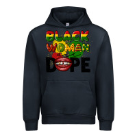 Navy black woman are dope Urban Hoodie - CowGirlArtShop