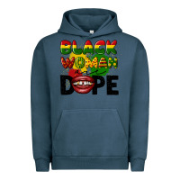 Pigment Midnight Navy black woman are dope Urban Hoodie - CowGirlArtShop