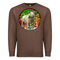 Chestnut christmas dorset sheep Premium Sweatshirt - LillyAllenDesigns