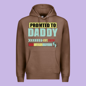Promoted To Daddy Est 2020 Premium Hoodie Designed By Bettercallsaul
