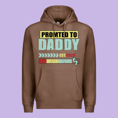 Promoted To Daddy Est 2020 Premium Hoodie Designed By Bettercallsaul