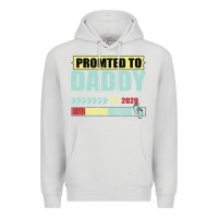 Dove Grey Promoted To Daddy Est 2020 Premium Hoodie - Bettercallsaul