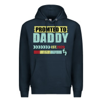 Navy Promoted To Daddy Est 2020 Premium Hoodie - Bettercallsaul