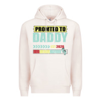 Pale Pink Promoted To Daddy Est 2020 Premium Hoodie - Bettercallsaul