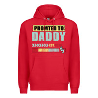 Red Promoted To Daddy Est 2020 Premium Hoodie - Bettercallsaul