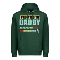 Sports Green Promoted To Daddy Est 2020 Premium Hoodie - Bettercallsaul