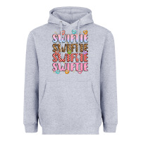 Heather Grey swiftie Heavyweight Hoodie - LillyAllenDesigns