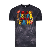 Cloud Black little sister biggest fan softball Vintage Tee - AdoDesignShop