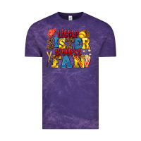 Cloud Purple little sister biggest fan softball Vintage Tee - AdoDesignShop