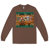 Chestnut western nurse glitter leopard sunflowers Long Sleeve Tee - BarkalooDesign