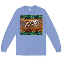 Colony Blue western nurse glitter leopard sunflowers Long Sleeve Tee - BarkalooDesign