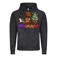 Vintage Arctic happy hallothanksmas trees Vintage Hoodie - AdoDesignShop