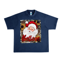 Navy believe santa Urban Heavy Tee - JahusDesignShop
