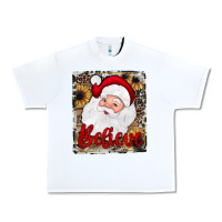 White believe santa Urban Heavy Tee - JahusDesignShop