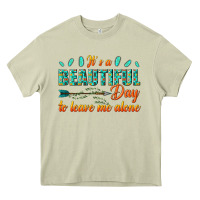 Mossy its a beautiful day to leave me alone Heavy Core Tee - texasbilliewilder
