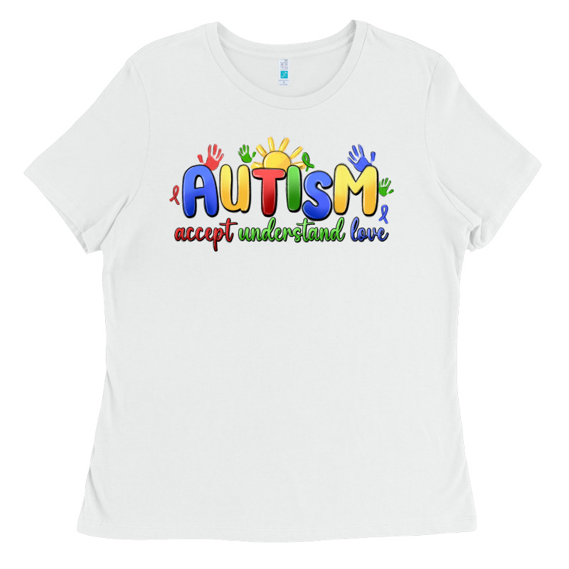 Autism Accept Understand Love Ladies Tee by MaliasSmallBusiness | Teevron